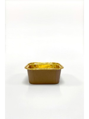 Eğlence Marketi Dolphin Muffin Kek Kapsülü Kare Kahverengi Içi Gold 25 Adet