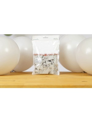 Eğlence Marketi 12 Inç Standart Boy Retro Balon 10 Adet Duman