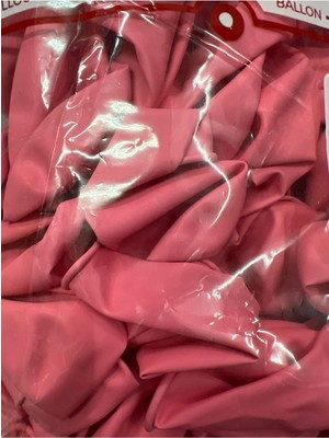 Eğlence Marketi 12 Inç Standart Boy Pastel Balon 10 Adet Doğal Pembe