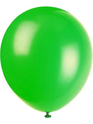 Eğlence Marketi 6 Inç Küçük Boy Balon 20 Adet Yeşil