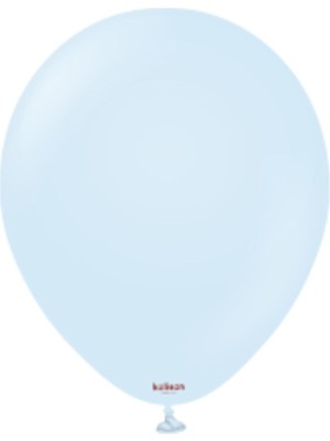Eğlence Marketi 12 Inç Standart Boy Makaron Balon Bebek Mavi 100 Adet