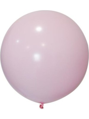 Eğlence Marketi 24 Inç 60 cm Makaron Jumbo Balon Pembe 1 Adet