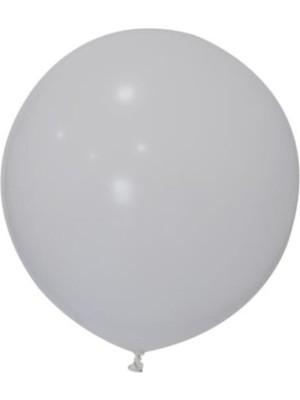 Eğlence Marketi 24 Inç 60 cm Pastel Jumbo Balon Gri 1 Adet