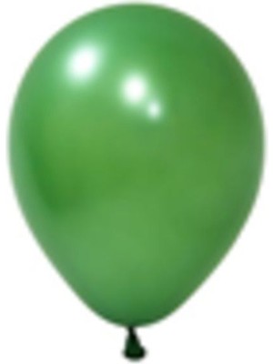Eğlence Marketi 12 Inç Standart Boy Metalik Balon Yeşil 100 Adet