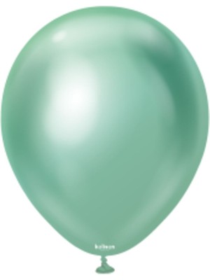 Eğlence Marketi 12 Inç Standart Boy Krom Balon Yeşil 50 Adet