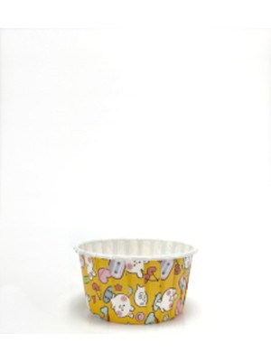 Eğlence Marketi Dolphin Muffin Kek Kapsülü Sarı Tavşan Desenli Xl 50 Adet