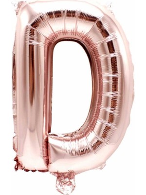 Eğlence Marketi 40 Inç 100 cm Rose Gold Folyo Harf Balon E