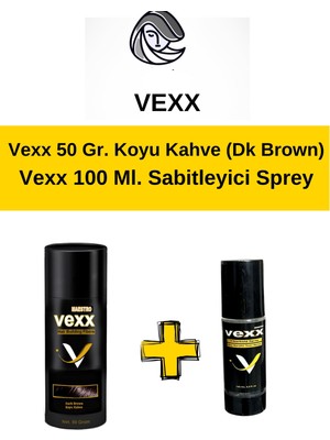 Vexx 50 gr  Saç Tozu + 100 ml Sabitleyici Sprey Set