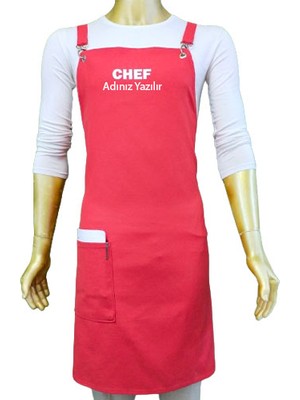 Mutfakta Moda Özel Mutfak Aşçı Önlüğü / Özel Su ve Leke Tutmaz Kumaş Profesyonel Master Chef Önlüğü