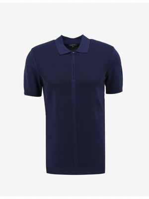 Fabrika Lacivert Erkek Slim Fit Kazak F4SM-KZK 0721