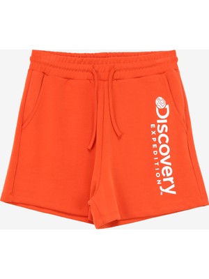 Discovery Expedition Nar Çiçeği Kadın Sweat Şort D4SL-SHT3023 Rahat Kullanım İçin Özel Tasarım