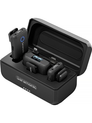 Saramonic Blink 500 B2+ 2 Kişilik Kablosuz Yaka Mikrofonu Hafif Tasarımı ile Uyumlu Modeller için