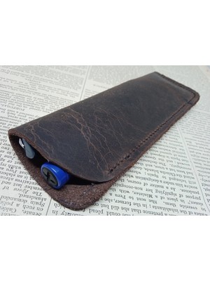 Mahfuz Crazy Hors  Deri El Emeği Özel Kalemleriniz Için Kalemlik ( 2*3 Kalem Için ) 5,5CM17 cm 24K10