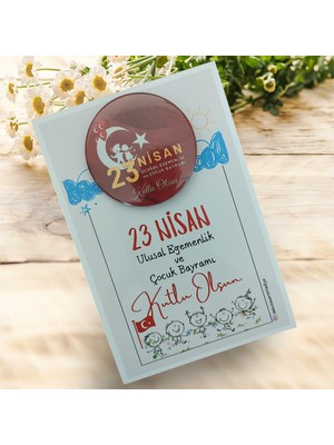 DeBu 23 Nisan Kartlı Rozet Hediyelik (Model No: 05)