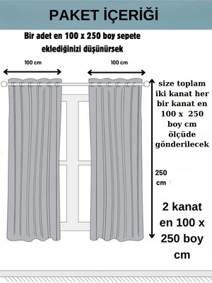 Mebelport Curtain Sarı Double Blackout 100%  Karartma Kuş Gözü Dikim (Iki Kanat)