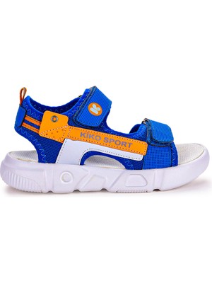Kiko Kids Cırtlı Yürüyüş Erkek Çocuk Sandalet 201 Saks
