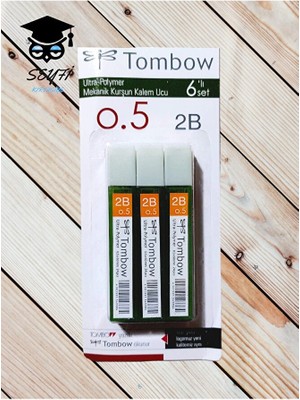 Tombow 0.5 mm Kalem Ucu 6 Paket 24 Adet Uç 60 mm Uzunluk Renk Seçenekleriyle