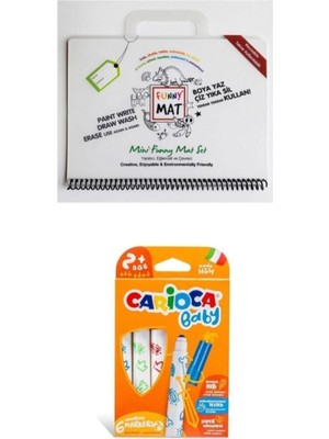 Akademi Çocuk Toospik   Mini Set Carioca Baby Jumbo Keçeli Kalem Seti 6lı