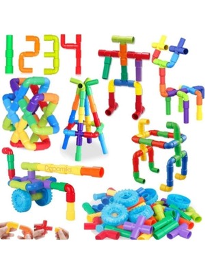 Depomiks Avm Tekerlekli Tako Boru LEGO 144 Parça Mega Set