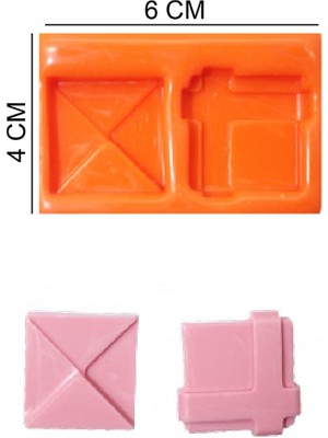 Butedo Mektup Hediye Silikon Şeker Hamuru, Sabun, Mum Kalıp