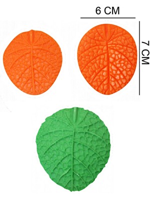 Butedo Damarlı Yaprak Silikon Şeker Hamuru, Sabun, Mum Kalıp