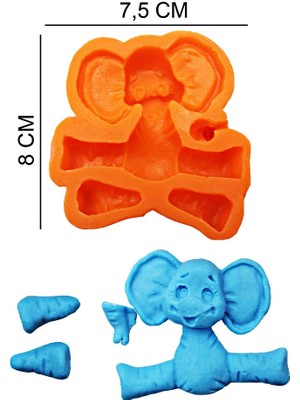 Butedo Fil Silikon Şeker Hamuru, Sabun, Mum Kalıp