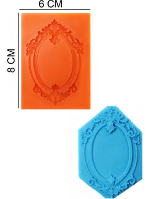 Butedo Çerçeve Silikon Şeker Hamuru, Sabun, Mum Kalıp