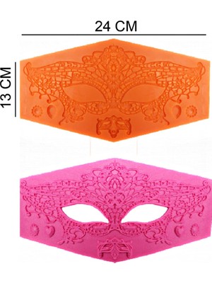 Butedo Maske Silikon Şeker Hamuru, Sabun, Mum Kalıp