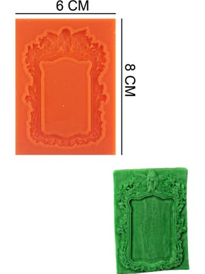 Butedo Çerçeve Silikon Şeker Hamuru, Sabun, Mum Kalıp