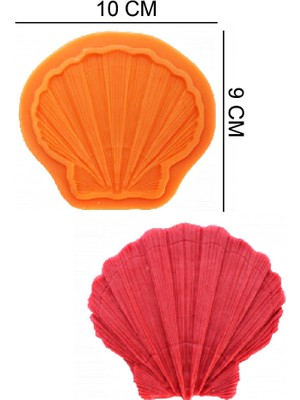 Butedo Midye Silikon Şeker Hamuru, Sabun, Mum Kalıp