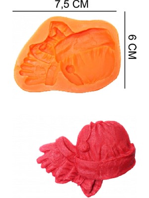 Butedo Bere Eldiven Silikon Şeker Hamuru, Sabun, Mum Kalıp