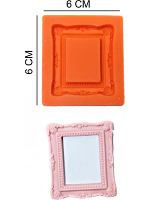 Butedo Çerçeve Silikon Şeker Hamuru, Sabun, Mum Kalıp