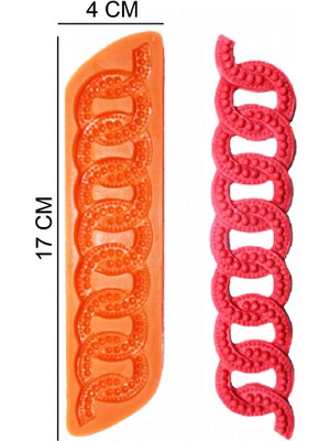 Butedo Bordür Silikon Şeker Hamuru, Sabun, Mum Kalıp