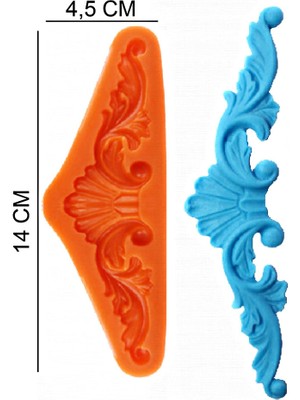 Butedo Dekor Silikon Şeker Hamuru, Sabun, Mum Kalıp