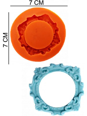 Butedo Çerçeve Silikon Şeker Hamuru, Sabun, Mum Kalıp