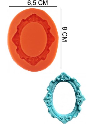 Butedo Çerçeve Silikon Şeker Hamuru, Sabun, Mum Kalıp