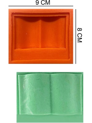 Butedo Kitap Silikon Şeker Hamuru, Sabun, Mum Kalıp