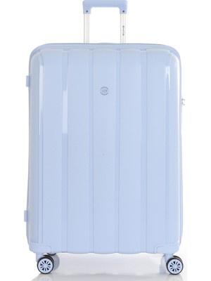 Mçs Polipropilen Valiz V305 75 cm Büyük Boy Hafif Teleskopik Sap ve Şifreli Kilit Özellikli