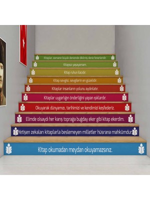Sınıf Sepeti Kitap Okumak  - Merdiven Giydirme - Mg314