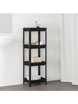 Ikea Vesken 3 Bölmeli Banyo Mutfak Raf Ünitesi 36X23X100 cm