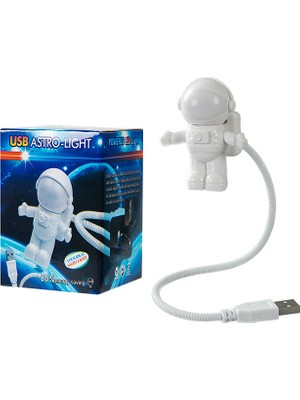 Tcherchi Yaratıcı Hediye Lamba Astronot USB Gece Lambası (Yurt Dışından)