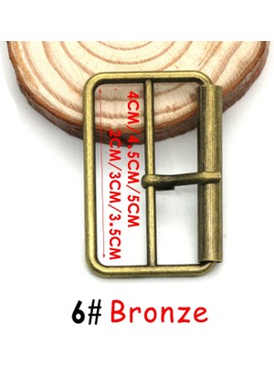 Haicheng Shop Bronz-2 Tarzı 20 mm 5 Adet mm Metal Kemer Tokası Yüzük Tri-Gilde Pin Tokaları Çanta Sapanlar Için Dikdörtgen Ayarlamak Rulo Toka Dıy Dikmek Aksesuarları (Yurt Dışından)