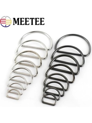 Haicheng Shop Bronz Tarzı 25 mm Meetee mm Metal Dee D Halka Toka Dokuma Sırt Çantası Ayakkabı Ayar Tokaları Askı Pet Yaka Dikiş Aksesuarları (Yurt Dışından)