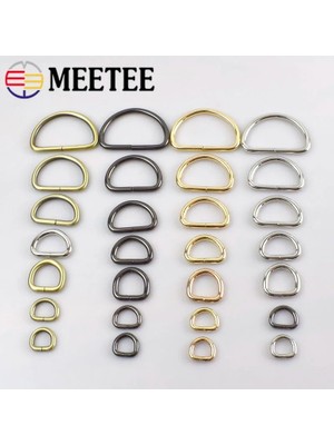 Haicheng Shop Bronz Tarzı 38MM Meetee mm Metal D Halka Tokaları Sırt Çantası Dokuma Toka Çanta Askı Kancaları Konfeksiyon Kemer Tokaları Dıy Leathercraft Aksesuarı (Yurt Dışından)