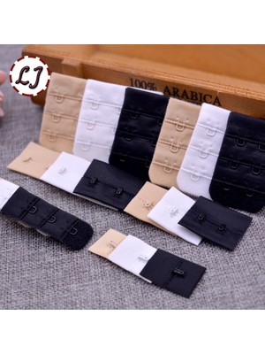 Haicheng Shop Siyah 001 Stili Çok Bayanlar Faydalı Sutyen Siyah Beyaz Uzatıcılar Askı Uzatma 3 Kanca 3 Satır Ayarlanabilir Kemer Tokası Düğmesi Aksesuarları Dıy (Yurt Dışından)