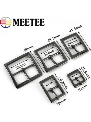 Haicheng Shop Gümüş Tarzı 16MM Meetee mm Metal Kemer Tokası Çanta Askısı Kanca Ayarlamak Dokuma Kaydırıcı Klip Tokaları Dıy Ayakkabı Dekor Düğmesi (Yurt Dışından)