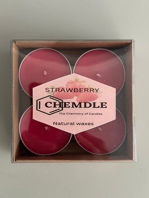 Chemdle Çilek Kokulu Tealight Mum