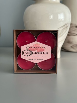 Chemdle Çilek Kokulu Tealight Mum