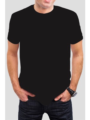 T-35 Viking Baskılı Siyah Unisex Tişört