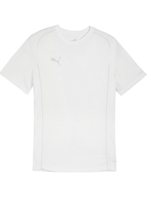 Puma Teamfinal Casuals Tee Erkek Futbol Tişörtü 65854404 Beyaz